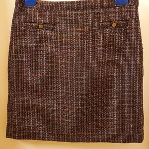 Multi color short skirt